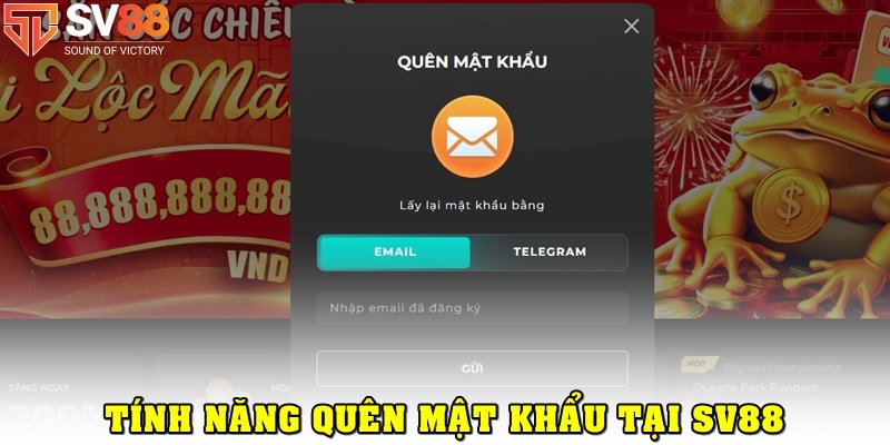 Sử dụng tính năng “Quên mật khẩu” khi cần